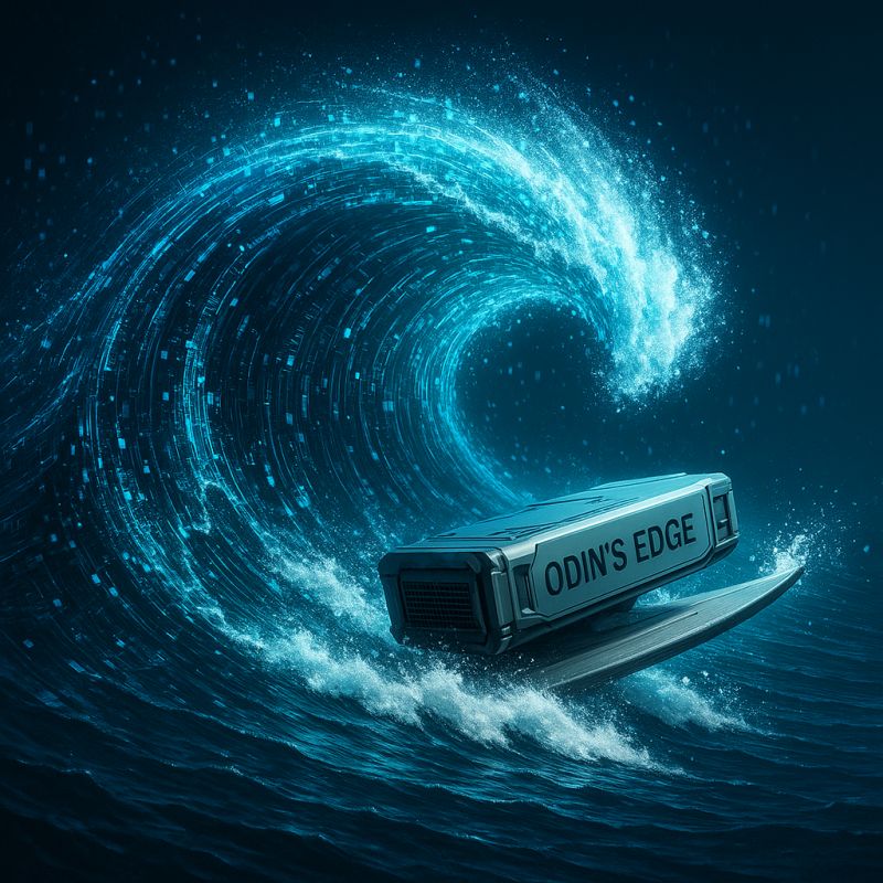Odin's Edge platform surfing a digital data wave