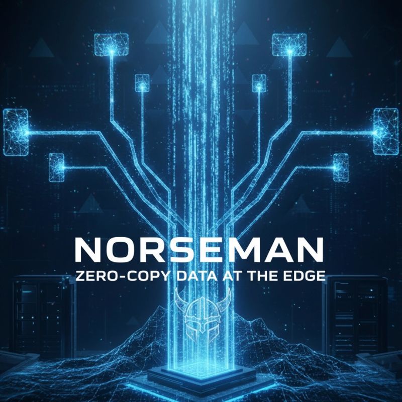 Norseman Zero-Copy Data at the Edge — digital circuit tree architecture